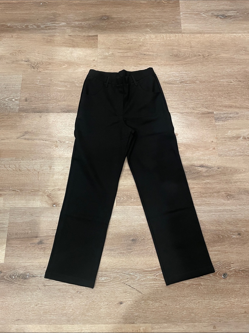 Quince Men's Black Straight-Leg Dress Pants